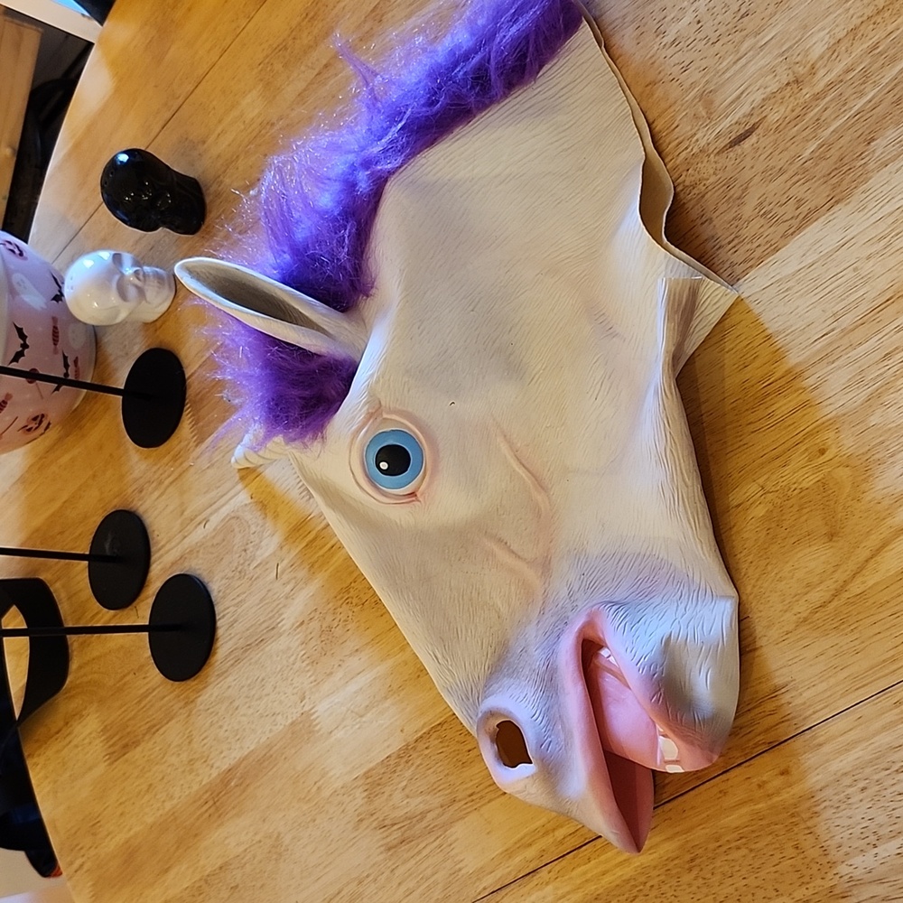 Unicorn 🦄 Halloween Mask adult